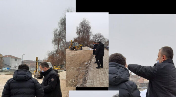 Drejtori i Lëvizjes BESA, Etemi inspekton punimet në spitalin modular në Tetovë