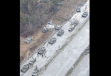 (VIDEO) Kolona ruse drejt Kievit: si u ndalua me teknologji IT