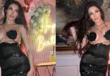 Nora Istrefi sjell pamje të reja nga festa e ditëlindjes, merr vëmendje me dukjen elegante në fustan të zi