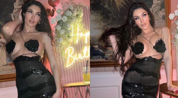 Nora Istrefi sjell pamje të reja nga festa e ditëlindjes, merr vëmendje me dukjen elegante në fustan të zi