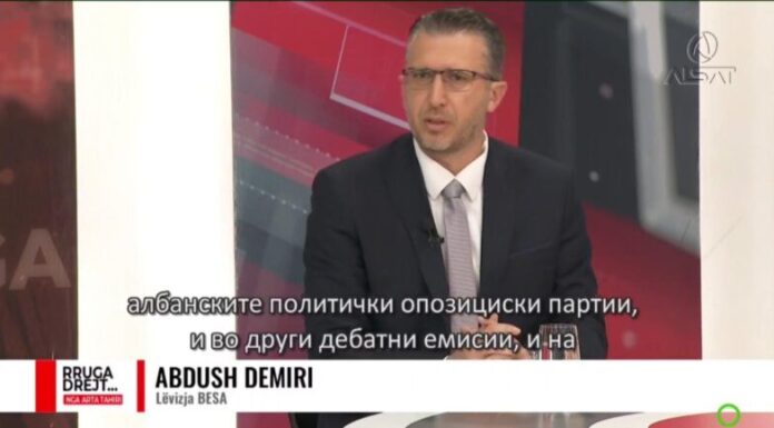 Demiri: Një bashkëpunim i sinqertë opozitar e dërgon BDI-në në opozitë!