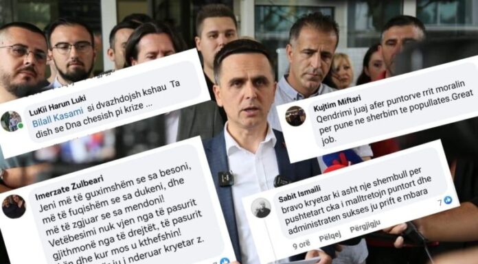 Kasami përgëzohet nga qindra Tetovarë, për riritjen e rrogës së administratës komunale